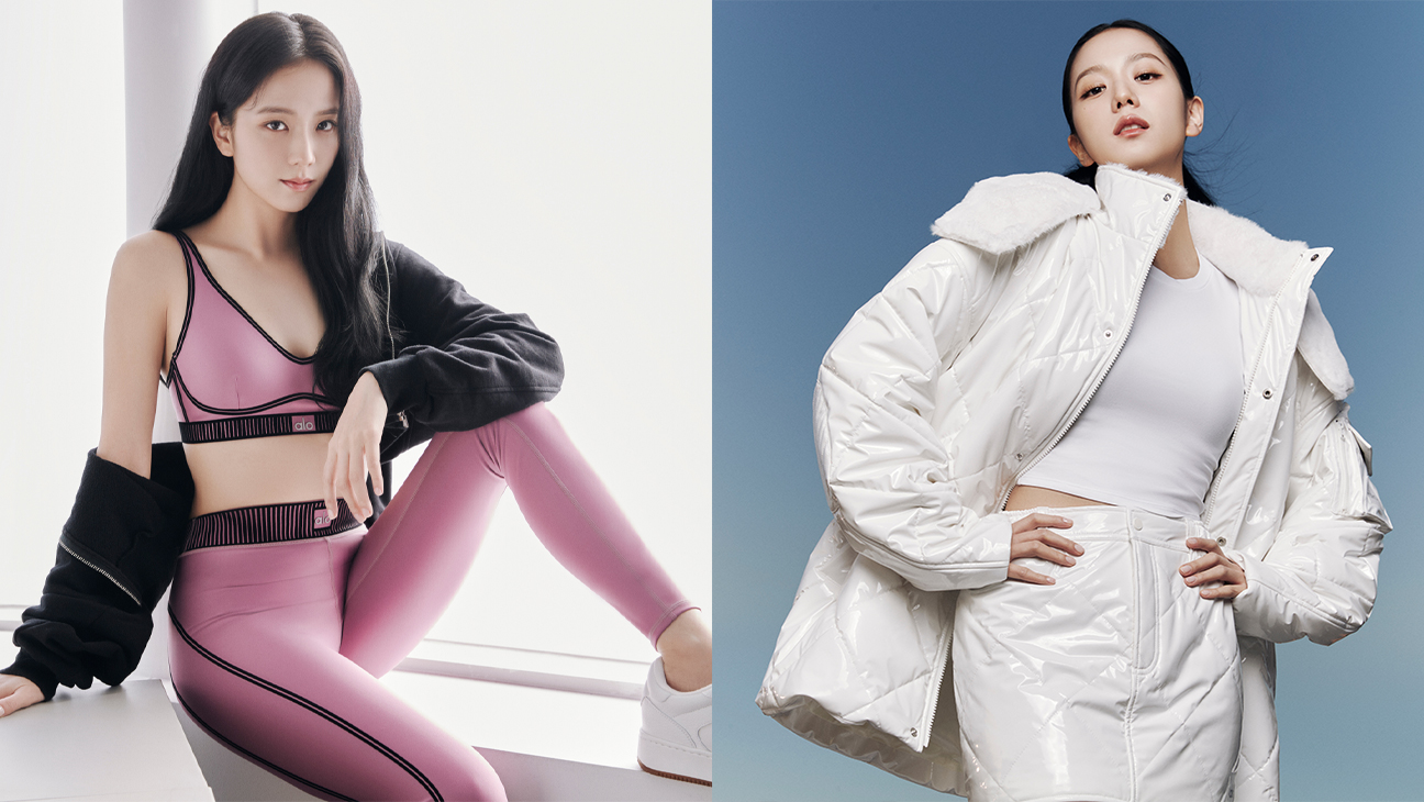 Jisoo x Alo Yoga spring 2024 collection campaign