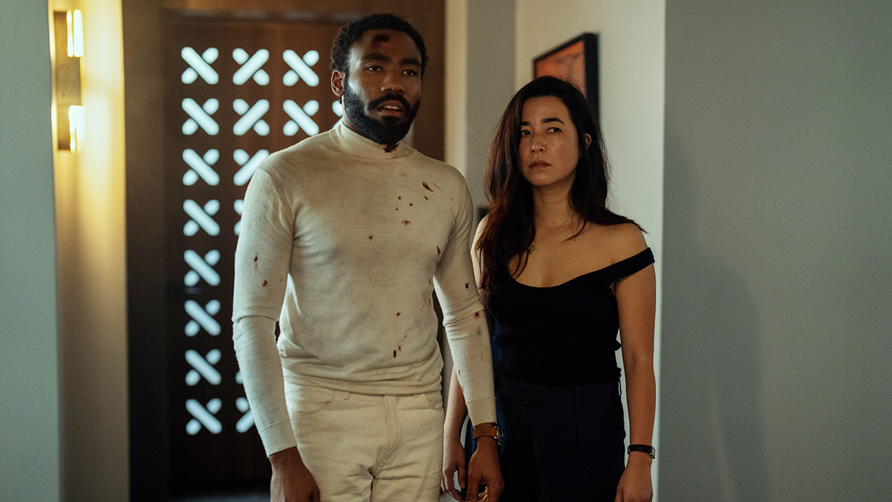 Maya Erskine, Donald Glover in Mr. and Mrs. Smith